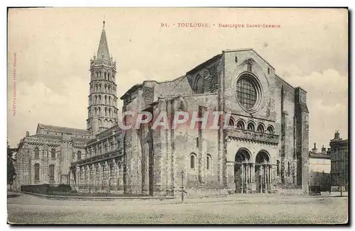 Cartes postales Toulouse Basilique Saint Sernin