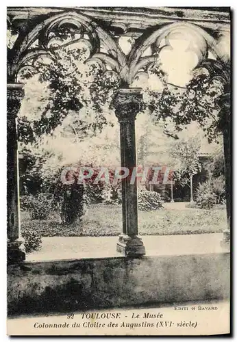 Cartes postales Toulouse Le Musee Colonnade Du Cloitre Des Augustins