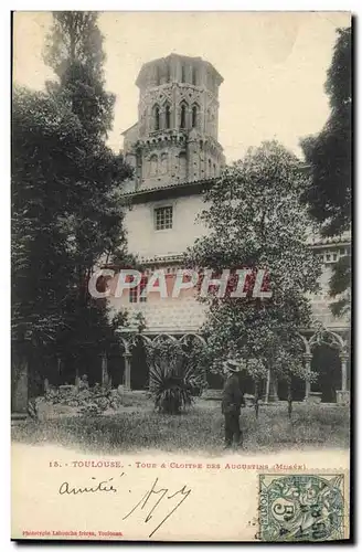 Cartes postales Toulouse Tour et cloitre des Augustins Musee