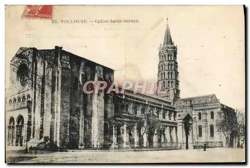 Cartes postales Toulouse Eglise Saint Sernin