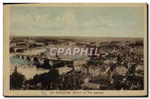 Cartes postales Toulouse Vue Generale