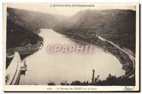 Cartes postales Le Barrage des Fades Sur la Sioule