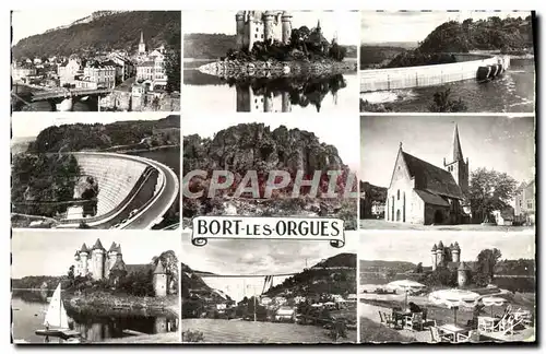 Cartes postales moderne Bort Les Orgues Vue generale Chateau de Val