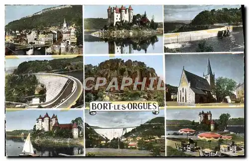 Cartes postales moderne Bort Les Orgues Vue generale Chateau