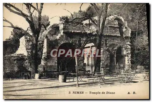 Cartes postales Nimes Temple de Diane