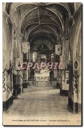 Ansichtskarte AK Notre Dame De Rochefort Interieur du sanctuaire