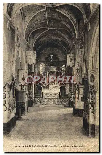 Cartes postales Notre Dame De Rochefort Interieur du sanctuaire