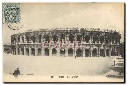 Cartes postales Nimes Les Arenes