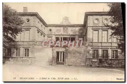 Cartes postales Beaucaire L&#39Hotel De Ville