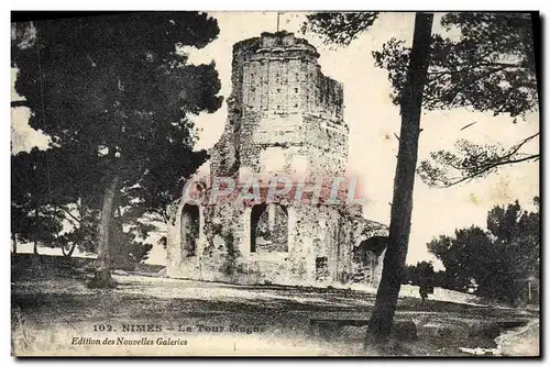 Cartes postales Nimes La Tour Magne