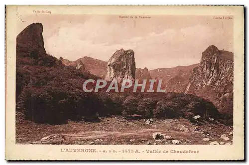 Ansichtskarte AK L&#39Auvergne Vallee De Chaudefour