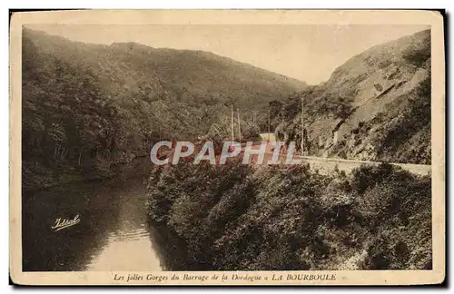 Ansichtskarte AK Les Jolies Gorges Du Barrage De La Bourboule