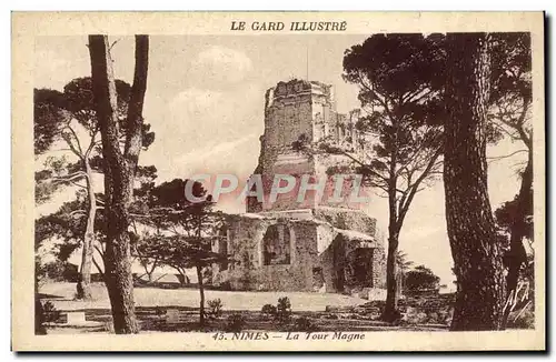 Cartes postales Nimes La Tour Magne