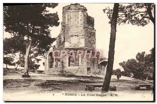 Cartes postales Nimes La Tour Magne