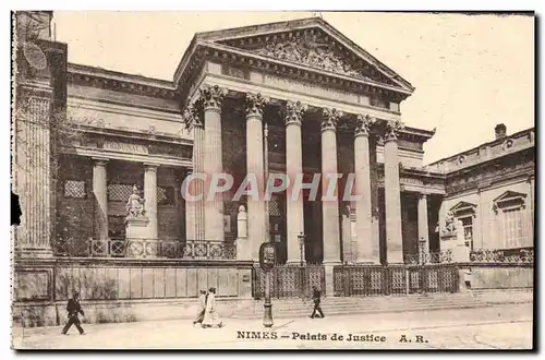 Cartes postales Nimes Palais De Justice
