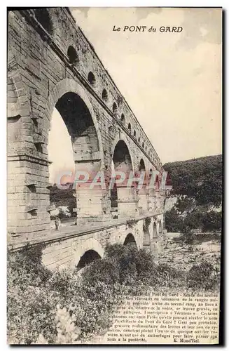 Cartes postales Pont Du Gard Aqueduc Romain