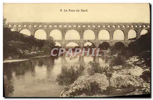 Cartes postales Le Pont Du Gard Aqueduc