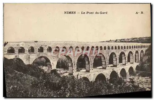 Cartes postales Nimes Le Pont Du Gard