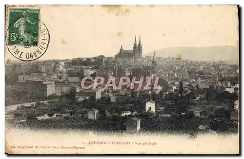 Cartes postales Clermont Ferrand Vue Generale