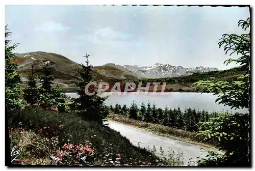 Moderne Karte Auvergne Le lac Guery Massif du Sancy