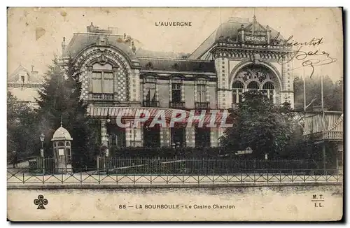 Cartes postales La Bourboule Le Casino Chardon