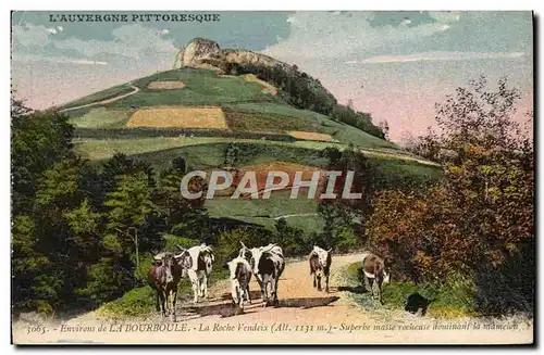 Cartes postales Environs de La Bourboule Vaches