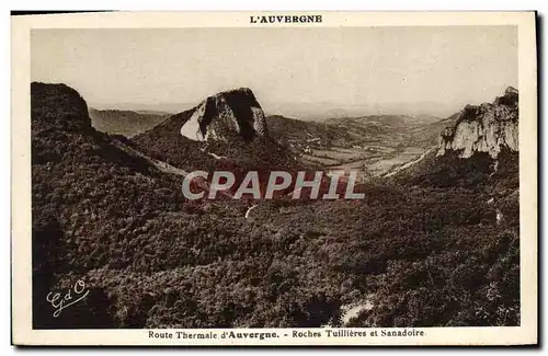 Ansichtskarte AK Route Thermale D&#39Auvergne Roches tuillieres Et Sanadoire