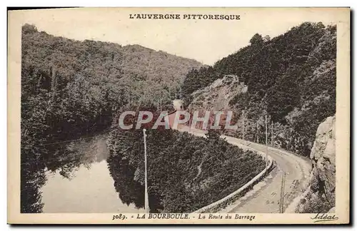 Cartes postales La Bourboule La Route Du Barrage