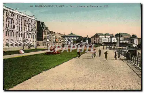 Cartes postales Boulogne Sur Mer Digue Sainte Beuve