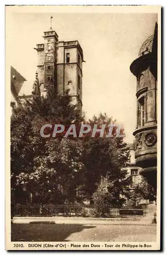 Cartes postales Dijon Place des Ducs Tour de Philippe le Bon