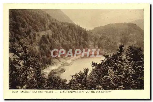 Ansichtskarte AK Massif Du Hohneck L&#39Altenweiher Vu Du Rainkopf