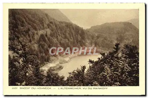 Cartes postales Massif Du Hohneck L&#39Altenweiher Vu Du Rainkopf
