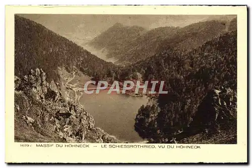 Ansichtskarte AK Massif Du Hohneck Le Schiessrothried vu du Hohneck