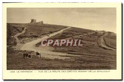 Cartes postales Le Hohneck Vue de la Route des cretes venant de La Schlucht