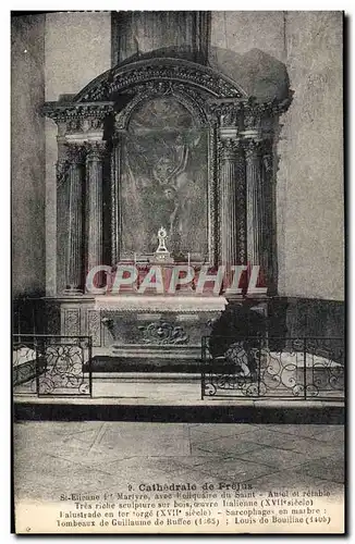 Ansichtskarte AK Cathedrale De Frejus St Etienne avec reliquaire de Saint
