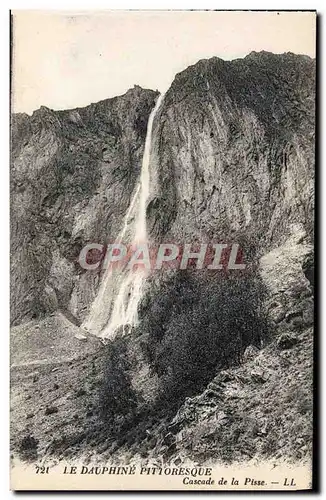 Ansichtskarte AK Le Dauphine Pittoresque Cascade De La Pisse