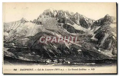 Cartes postales Dauphine Col Du Lautaret la grand Galibier