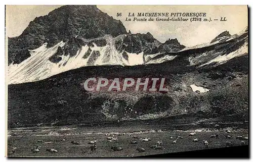 Ansichtskarte AK La Maurienne Pittoresque La Pointe Du Grand Galibier