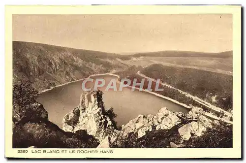 Ansichtskarte AK Lac Blanc Et Le Rocher Hans