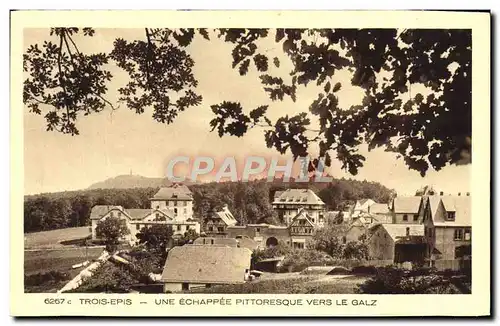 Cartes postales Trois Epis Une Cchappee Pittoresque vers le Galz