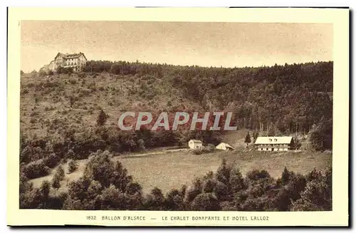 Ansichtskarte AK Ballon D&#39Alsace le chalet Bonaparte et Hotel Lalloz