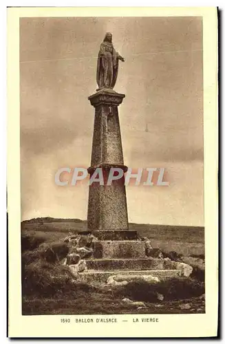 Cartes postales Ballon D&#39Alsace La Vierge