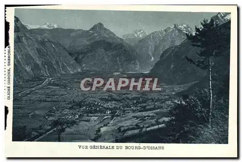 Cartes postales Vue generale du Bourg d&#39Oisans