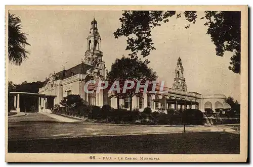 Ansichtskarte AK Pau Le casino municipal