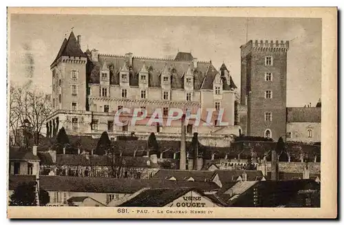 Cartes postales Pau Le Chateau Henri IV