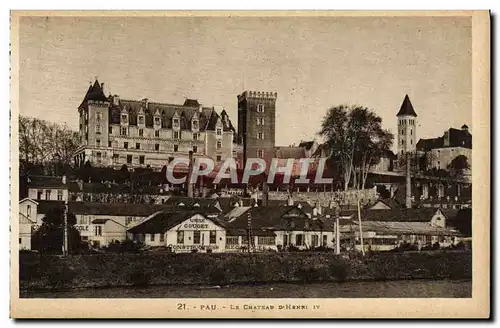 Cartes postales Pau Le Chateau d'Henri IV Usine Gouget