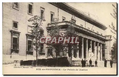 Ansichtskarte AK Aix En Provence Le Palais De Justice