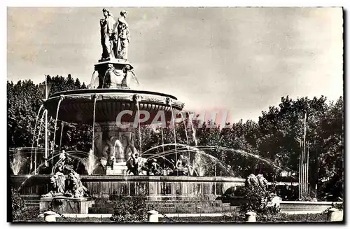 Moderne Karte Aix En Provence La Grande Fontaine