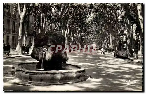 Cartes postales moderne Aix En Provence Fontaine thermale sur le cours Mirabeau