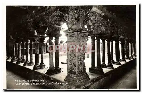 Cartes postales Aix En Provence Cathedrale St Sauveur Le Cloitre